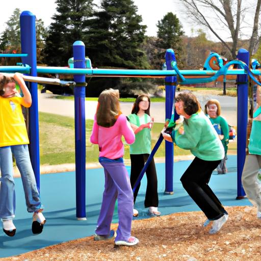 Outdoor Fitness Equipment Minnesota School Playground